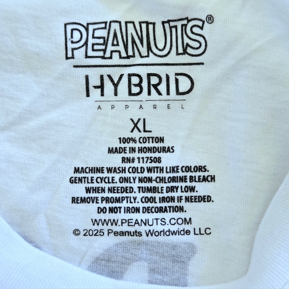 Peanuts🥜 X Hybrid Apparel Snoopy🐕 "Nope Not Today"🙅‍♂️ Graphic Tee👕 - NWOT - Picture 7 of 15